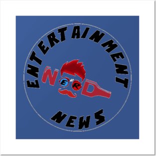 Entertainment Nerd News Logo Posters and Art